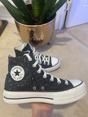 Converse glitter platform - converse,