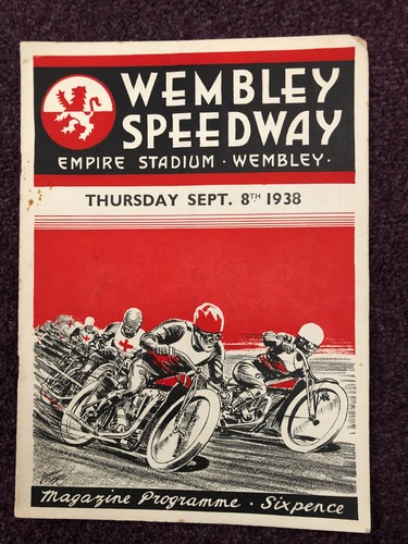 Speedway programme pre - , war