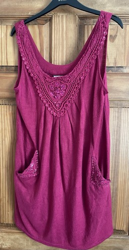 New look long soft magenta - new,