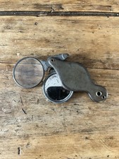 Antique loupe with magnifying - antique,
