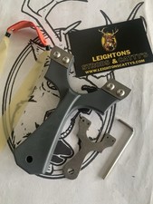 LEIGHTONS CATTYS Clipped Frame Hunting Catapult Slingshot Grey 90mm ALPHA !