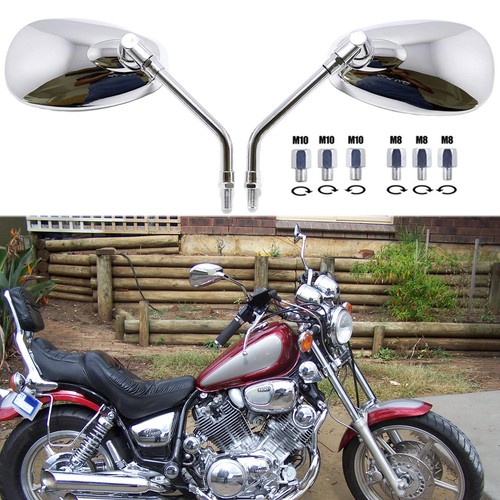 Chrome motorcycle rearview - chrome,