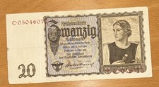 20 Reichsmark Banknote-1939