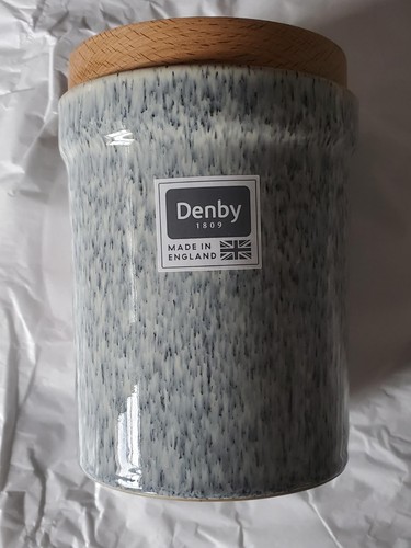 Denby halo speckle - storage, jar