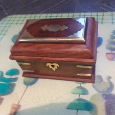 Small Wooden Casket Shaped