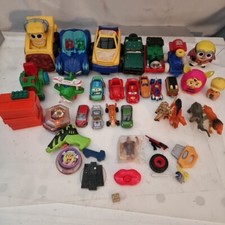 Mix Bundle Of Toys Kids Cars Trains Animals Tractor Action Figures Minion Lion 