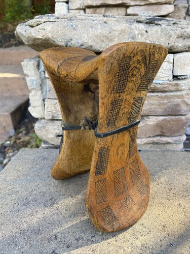 African tribal headrest - tribal,