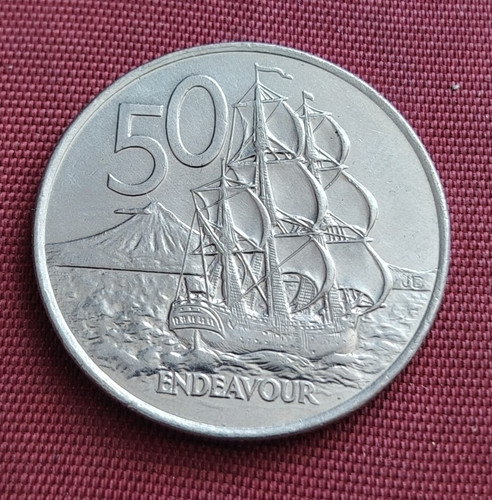 New zealand cents coin - new,