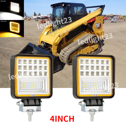 2x4inch bright square - 2x4inch, white