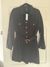 Womens New Look playsuit black
