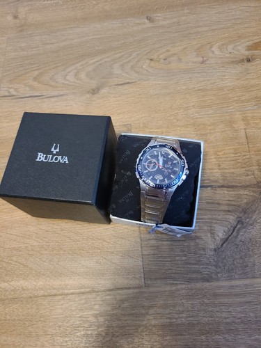 Bulova blue marine star - star, men's