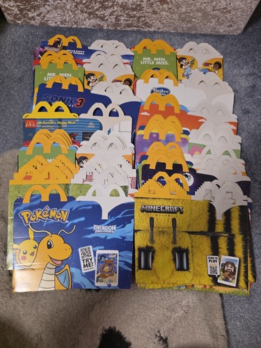 Mcdonalds happy meal boxes - meal, job