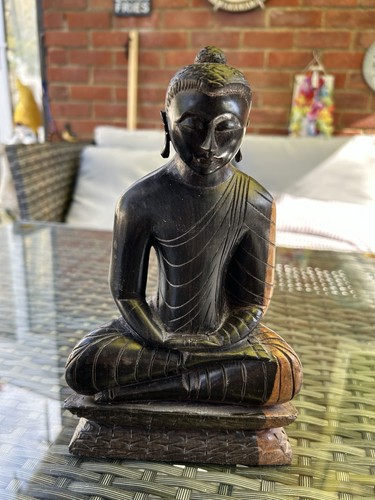 Wooden buddha figurine - buddha, cms