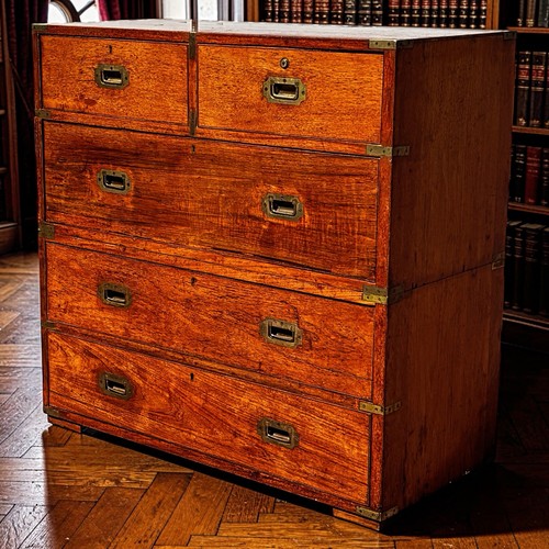 Antique brass bound - brass,