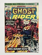 MARVEL COMICS GHOST RIDER Vol 1  # 9 Hell bound Hero! 1974 Mephisto Satan