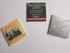 3 X Beatles Bootleg Mini LP's Albums50mm. Dolls House size 1:6 no93 Vinyl And Co