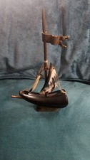 Vintage Cow Bull Horn  Sailing