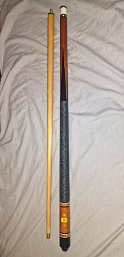 Piece pool cue with - cue,