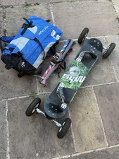 MBS COMP 95 Mountain Board & HQ Montana 9.5 Power Kite Full Set Up.