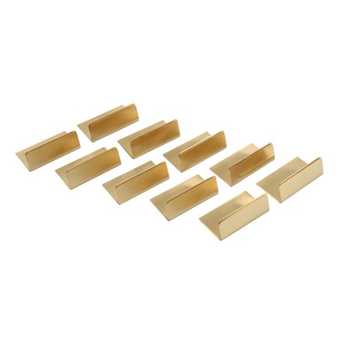 Place card holders brass 10pcs - brass,