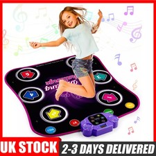 Dance Mat for Girls Light Up Dance Pad Kids Musical Dance Play Mat with Light UK