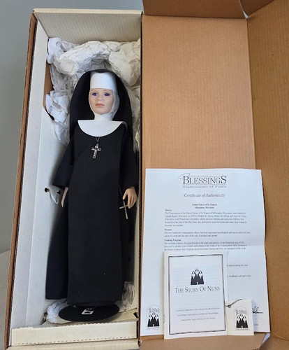 Blessing nun doll sisters - doll,