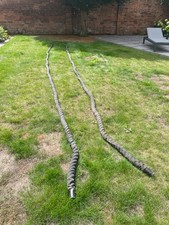 14m 23kg battle rope with single hoop ground/wall anchor