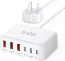 6-Port USB-C Charging Station