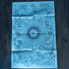 Ephemera, Poster: The Zodiac Drawn By Owen Wood For Man, Myth and Magic, 1969.