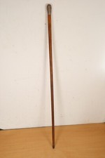 Antique Hallmarked Silver Walking Cane Swagger Stick 35" DAMAGED