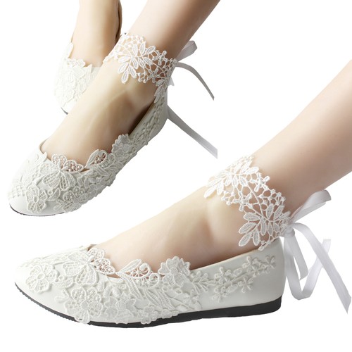 White ivory lace pearl - white, wedding