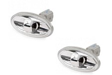 Crystal Clear Indicator Pair TYC Fits CITROEN PEUGEOT OPEL TOYOTA FIAT C1 6325G3