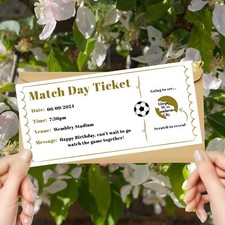 Custom Match Day Ticket