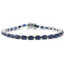 Blue Sapphire Tennis Bracelet