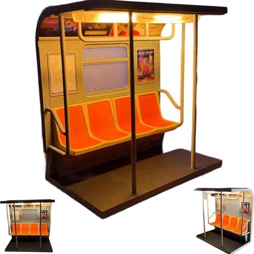Subway train lamp - -, printed