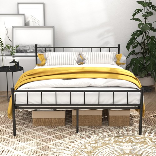 5ft metal bed frame - metal,