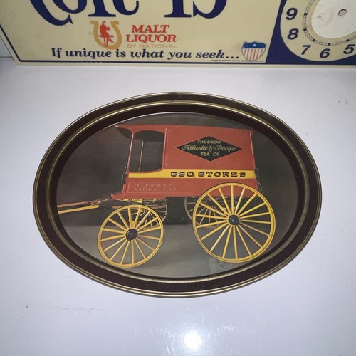 Tray with red a - red, and