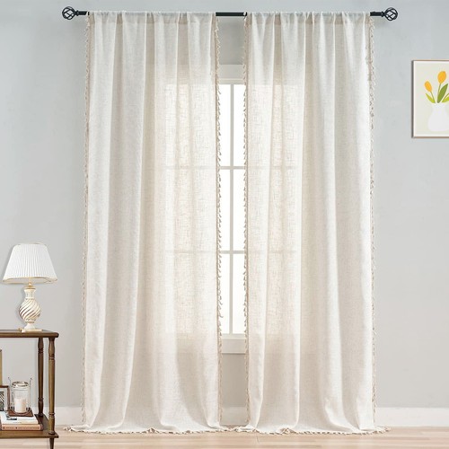 Voile curtains net - voile, panel