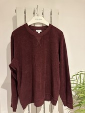 Sunspel Medium Slim Burgundy