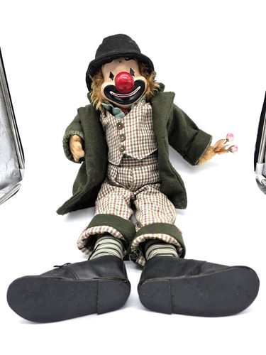 Hobo clown flower bouquet - clown,