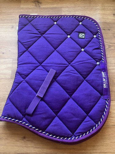 Gallop shop saddle pad purple - saddle,