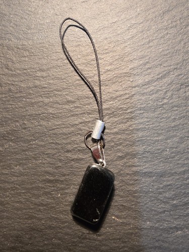 Black onyx phone ring - black,
