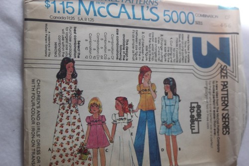 Uncut vintage mccalls 5000 - vintage,