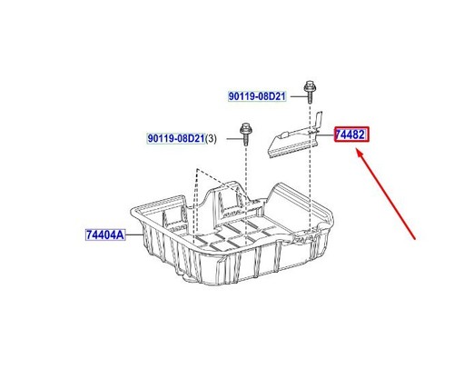 Toyota prius battery clamp - toyota,