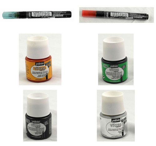 Vitrea 160 glass paints - vitrea,