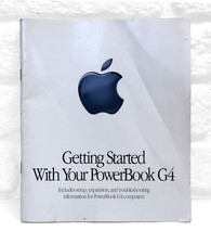 Getting Started with Your PowerBook G4 Apple c2001 Manual / Book. Macintosh