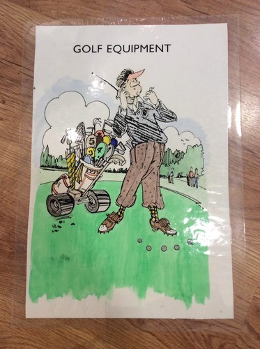 Golf art drawing painting - golf,