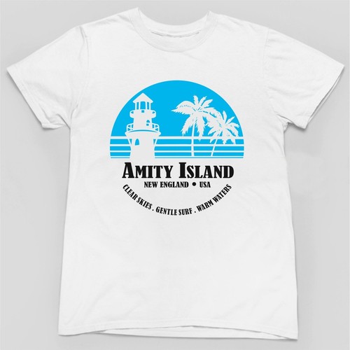 Amity island shirt funny - >,