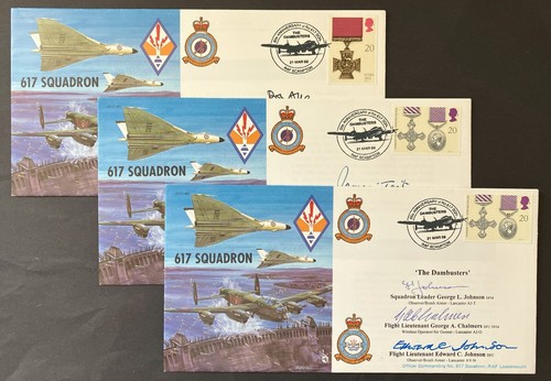 617 squadron dambusters 3xfdc - squadron,