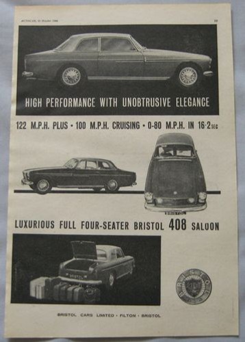 1964 bristol 408 original - 408,